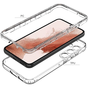 Samsung Galaxy S23 5G Gradient Series Hybrid Cover - Gennemsigtig