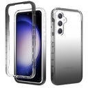 Samsung Galaxy S23 FE Gradient Series Hybrid Cover - Sort / Gennemsigtig