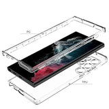 Samsung Galaxy S23 Ultra 5G Gradient Series Hybrid Cover - Gennemsigtig