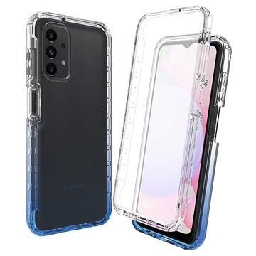 Gradient Series Samsung Galaxy A13 Hybrid Cover - Blå