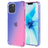 Gradient Stødtæt iPhone 14 Pro Max TPU Cover - Blå / Pink