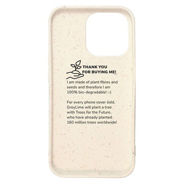 GreyLime Miljøvenligt iPhone 13 Pro Cover - Beige