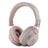 Guess 4G Big Metal Logo ENC trådløse hovedtelefoner - Pink