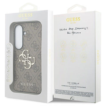 Samsung Galaxy S26+ Guess 4G Big Metal Logo Hybrid Cover - Brun