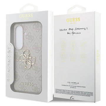 Samsung Galaxy S26+ Guess 4G Big Metal Logo Hybrid Cover - Pink