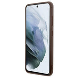 Guess 4G Big Metal Logo Samsung Galaxy S23 5G Hybrid Cover - Brun