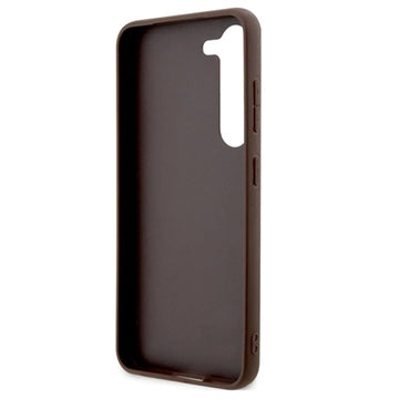 Guess 4G Big Metal Logo Samsung Galaxy S23 5G Hybrid Cover - Brun