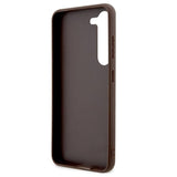 Guess 4G Big Metal Logo Samsung Galaxy S23 5G Hybrid Cover - Brun