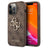 Guess 4G Big Metal Logo iPhone 13 Pro Max Hybrid Cover - Brun