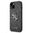 Guess 4G Big Metal Logo iPhone 14 Hybrid Cover - Sort