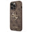 Guess 4G Big Metal Logo iPhone 14 Pro Max Hybrid Cover - Brun