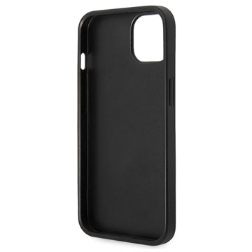 iPhone 15 Guess 4G Big Metal Logo Hybrid Cover - Grå
