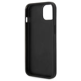 iPhone 15 Guess 4G Big Metal Logo Hybrid Cover - Grå