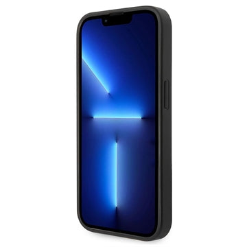iPhone 15 Pro Guess 4G Big Metal Logo Hybrid Cover - Grå