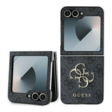 Samsung Galaxy Z Flip6/Z Flip7 FE Guess 4G Big Metal Logo Hybrid Cover - Sort