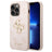 Guess 4G Big Metal Logo iPhone 14 Pro Hybrid Cover - Pink