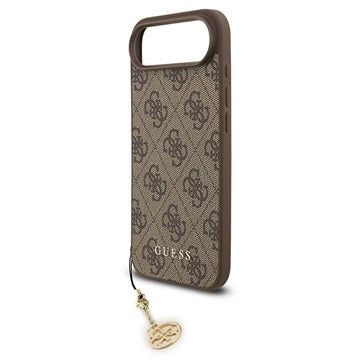 iPhone Air Guess 4G Charm Hybrid Cover - MagSafe-kompatibel - Brun