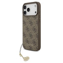iPhone 17 Pro Max Guess 4G Charm Hybrid Cover - MagSafe-kompatibel - Brun
