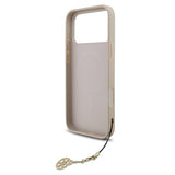 iPhone 17 Pro Max Guess 4G Charm Hybrid Cover - MagSafe-kompatibel - Pink