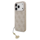 iPhone 17 Pro Guess 4G Charm Hybrid Cover - MagSafe-kompatibel - Pink