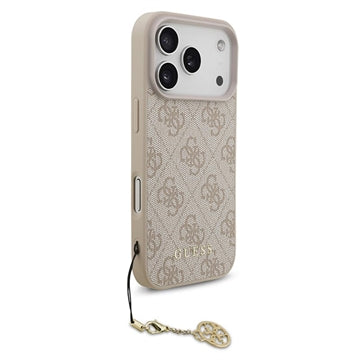 iPhone 17 Pro Guess 4G Charm Hybrid Cover - MagSafe-kompatibel - Pink