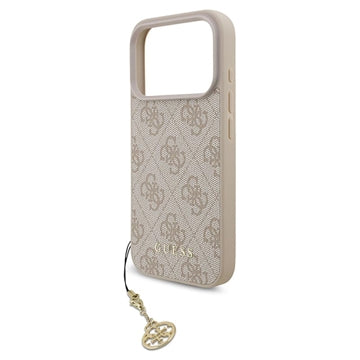 iPhone 17 Pro Guess 4G Charm Hybrid Cover - MagSafe-kompatibel - Pink