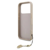 iPhone 17 Pro Guess 4G Charm Hybrid Cover - MagSafe-kompatibel - Pink