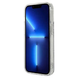 Guess 4G Edition Bundle Pack iPhone 14 Pro Cover & Trådløs Oplader - Blå