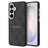 Samsung Galaxy S26+ Guess 4G Gold Frame Cover - MagSafe-kompatibelt - Sort