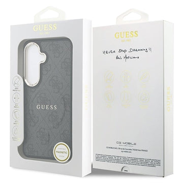 Samsung Galaxy S26+ Guess 4G Gold Frame Cover - MagSafe-kompatibelt - Sort