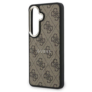 Samsung Galaxy S26+ Guess 4G Gold Frame Cover - MagSafe-kompatibelt - Brun
