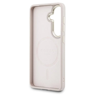Samsung Galaxy S26+ Guess 4G Gold Frame Cover - MagSafe-kompatibelt - lyserødt