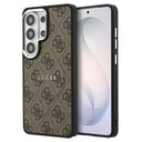 Samsung Galaxy S26 Ultra Guess 4G Gold Frame Cover - MagSafe-kompatibelt - Brun