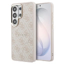Samsung Galaxy S26 Ultra Guess 4G Gold Frame Cover - MagSafe-kompatibelt - lyserødt