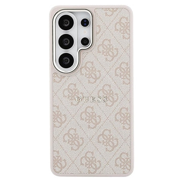 Samsung Galaxy S26 Ultra Guess 4G Gold Frame Cover - MagSafe-kompatibelt - lyserødt