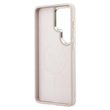 Samsung Galaxy S26 Ultra Guess 4G Gold Frame Cover - MagSafe-kompatibelt - lyserødt