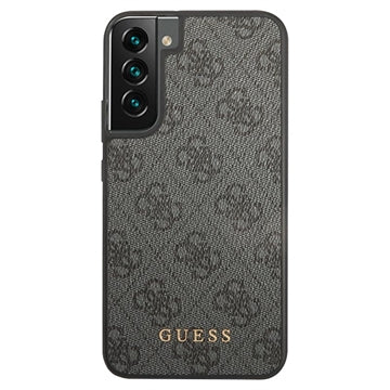 Guess 4G Metal Gold Logo Samsung Galaxy S23 5G Hybrid Cover - Grå