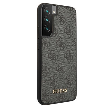 Guess 4G Metal Gold Logo Samsung Galaxy S23 5G Hybrid Cover - Grå