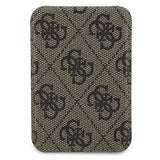 Guess 4G kortholder med metallogo og stander - MagSafe-kompatibel - Brun