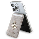 Guess 4G kortholder med metallogo og stander - MagSafe-kompatibel - Pink