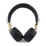 Guess 4G On-Ear trådløse hovedtelefoner med metallogo - sort