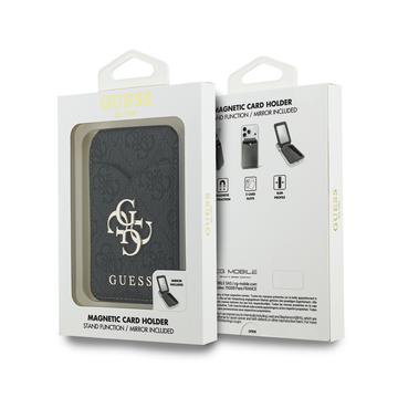 Guess 4G spejl magnetisk kortholder med stativfunktion - Sort