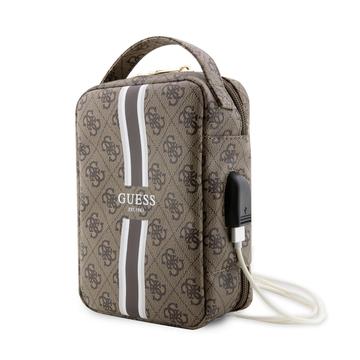 Guess 4G Universal-Rejsetaske med Printede Striber - Brun
