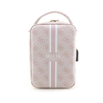 Guess 4G Universal-Rejsetaske med Printede Striber - Pink