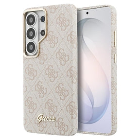 Samsung Galaxy S26 Ultra Guess 4G Script Metal Logo magnetisk cover - Pink