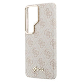 Samsung Galaxy S26 Ultra Guess 4G Script Metal Logo magnetisk cover - Pink