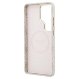 Samsung Galaxy S26 Ultra Guess 4G Script Metal Logo magnetisk cover - Pink