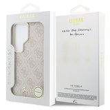 Samsung Galaxy S26 Ultra Guess 4G Script Metal Logo magnetisk cover - Pink