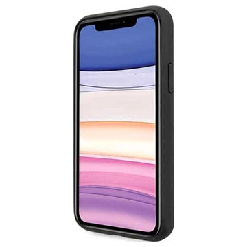 Guess 4G Stripe iPhone 11 Hybrid Cover - Grå