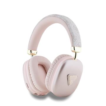 Guess 4G Bluetooth-hovedtelefoner med trekantlogo - Pink